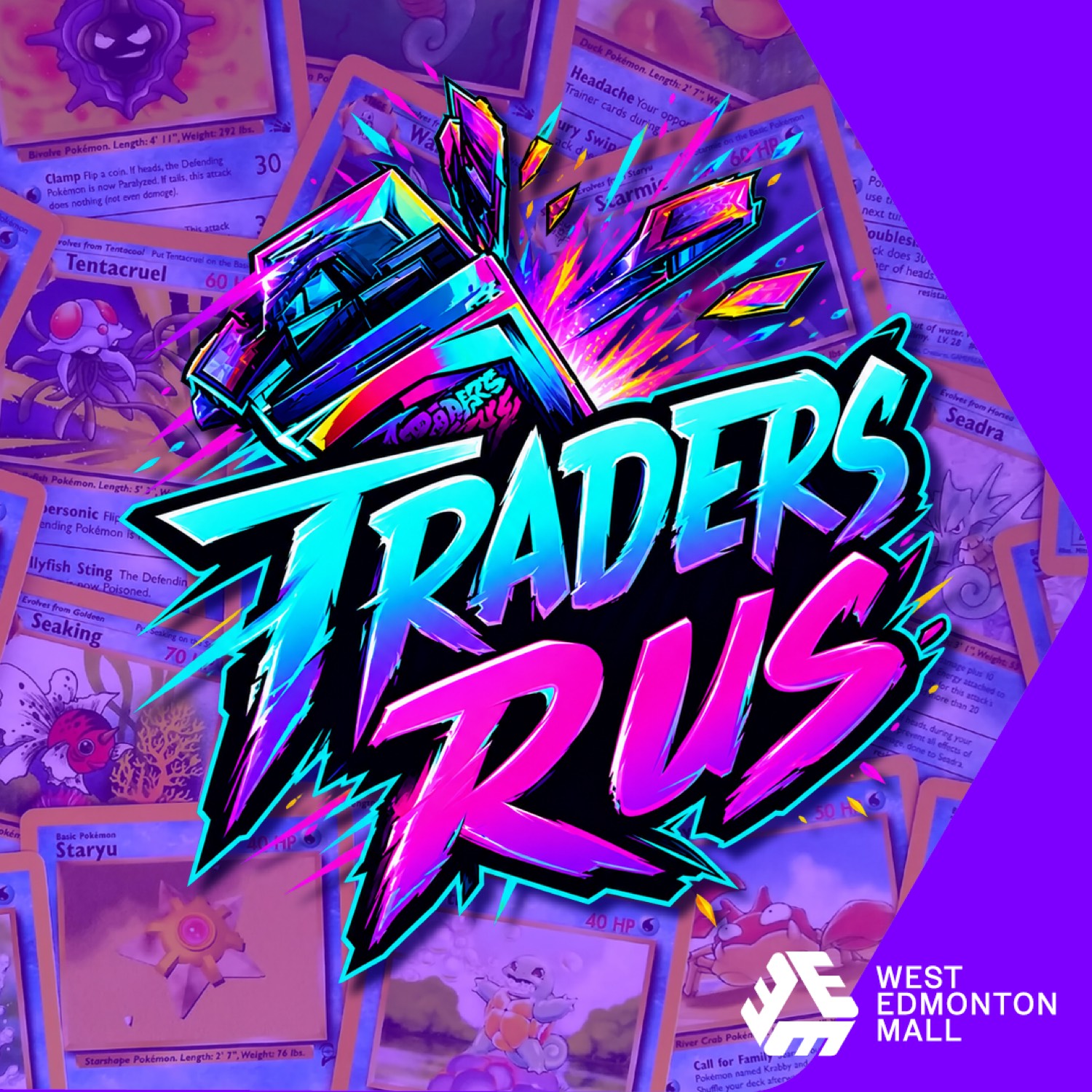 Official West Edmonton Mall Traders R Us graphic with WEM logo